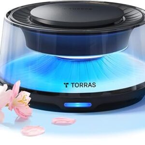 TORRAS 車 芳香剤 アロマディフューザー 【富士雲海・2026コア体験版】 噴霧式 固体精油 液漏れゼロ 自動ON/OFF コードレス 長持ち 1秒交換 ホワイトムスク・サクラ CF20 ギフト