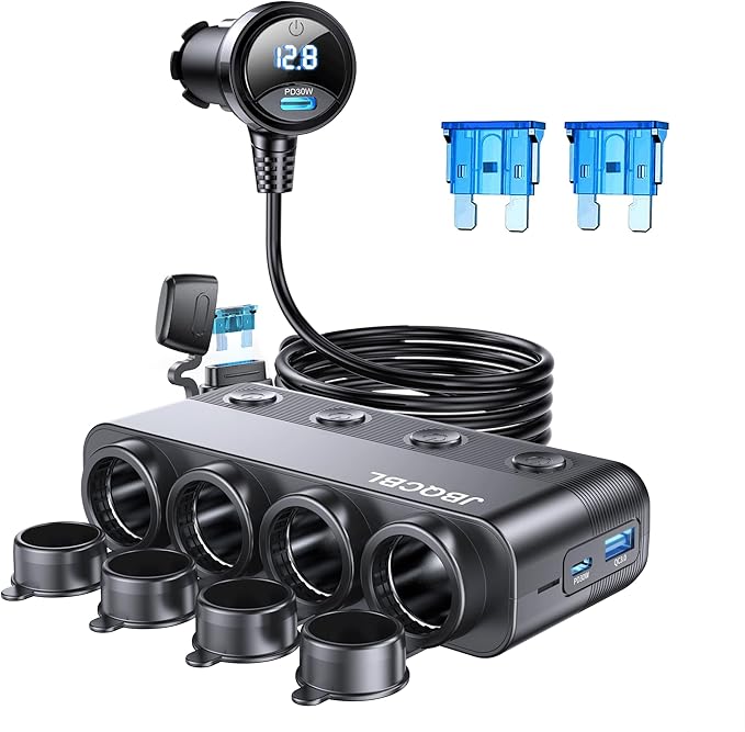 12V/24V 車載用シガーライター分配器