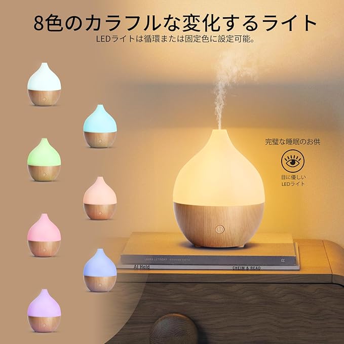加湿器 卓上 小型 超音波加湿器 - 画像 (5)