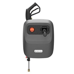 高圧洗浄機 G20 Pro 65フィート 圧力ホース 壁取り付け式パワーウォッシャー クイックコネクトノズル4個付き 車/パティオ/私道/フェンス用フォームキャノン 2500 MAX PSI 2.2GPM