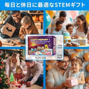 化石&宝石発掘キット 火山実験付き 20種以上の本物化石・岩石・貝殻 地球科学・海洋生物学