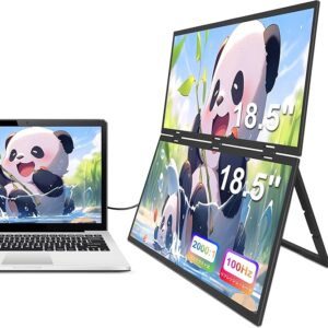 18.5インチデュアルモニター、ポータブルモニター
