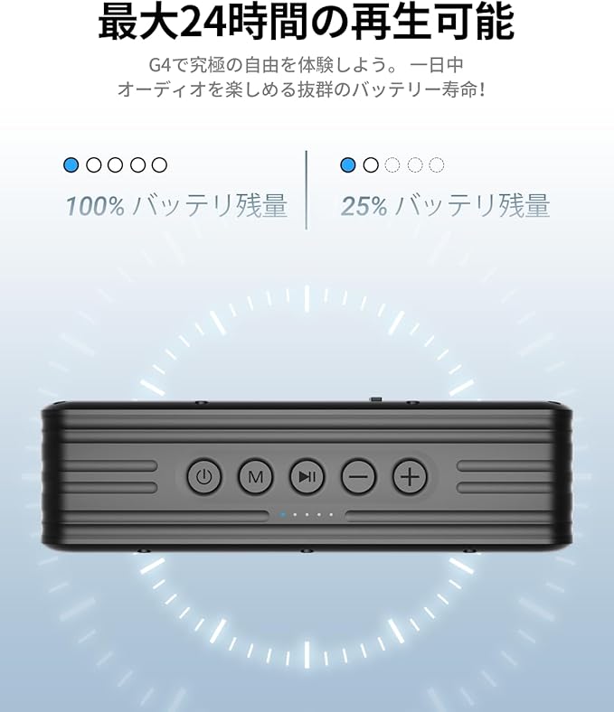スピーカー ワイヤレス ブルートゥー ポータブル - 画像 (5)