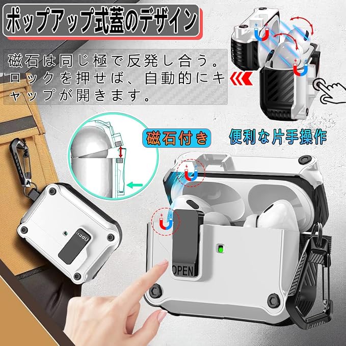 OJBSEN AirPods Pro/Pro2 ケース - 画像 (5)